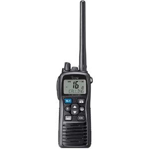 Icom Ipx7 Ic-m73euro Portable Marine Vhf Radio Station 6w Black One Size unisex Icom Ipx7 Ic-m73euro Portable Marine Vhf Radio Station 6w Black One Size unisex