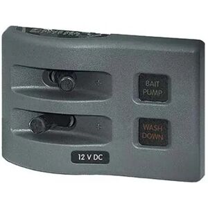 Blue Sea Systems 4302 Wd Switch Panel 12v Black One Size unisex Blue Sea Systems 4302 Wd Switch Panel 12v Black One Size unisex