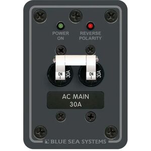 Blue Sea Systems Ac Circuit Breaker Panel 30a 120v Black 66.67 x 95.25 mm unisex Blue Sea Systems Ac Circuit Breaker Panel 30a 120v Black 66.67 x 95.25 mm unisex