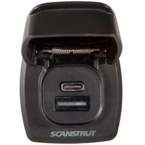 Scanstrut Flip Pro Plus Usb-a Usb-c 12/connector 24v Black One Size unisex Scanstrut Flip Pro Plus Usb-a Usb-c 12/connector 24v Black One Size unisex