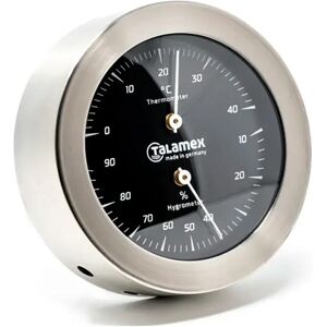 Talamex Rvs Blackline Barometer Black 100 mm unisex Talamex Rvs Blackline Barometer Black 100 mm unisex