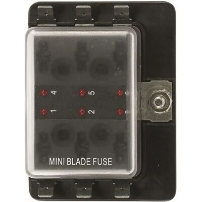 TALAMEX Fuse Holder 6 Slots - Electrical Connection TALAMEX Fuse Holder 6 Slots - Electrical Connection