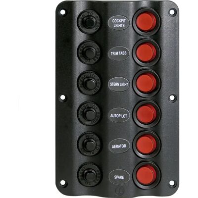 Talamex Wave 6 Switch Panel - Switch Panel Talamex Wave 6 Switch Panel - Switch Panel