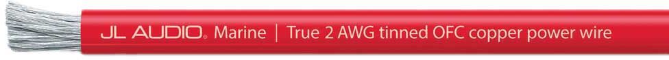 Jl Audio Xm-rpw2-50 2awg Cable 15 M Red One Size unisex