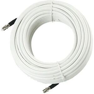 Glomex Rg8x Antenna Cable White 12 m unisex Glomex Rg8x Antenna Cable White 12 m unisex
