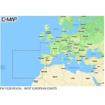 C-MAP West European Coasts Nautical Chart - Navigation Tool C-MAP West European Coasts Nautical Chart - Navigation Tool