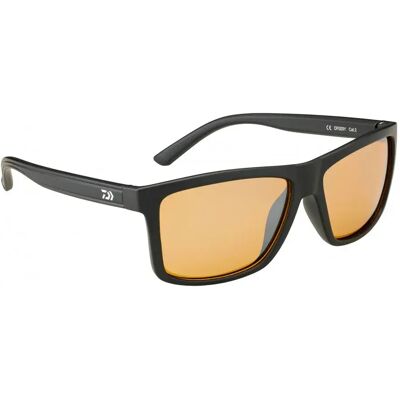 Daiwa Police Polarized Sunglasses Black / Yellow CAT2 Men,Women Daiwa Police Polarized Sunglasses Black / Yellow CAT2 Men,Women