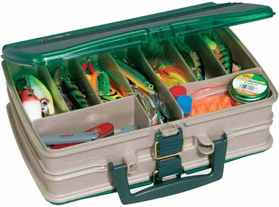 Plano Double-sided Satchel Tackle Box Grey / Green One Size unisex