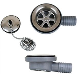 Scandvik Sink Drain Extension Grey One Size unisex Scandvik Sink Drain Extension Grey One Size unisex