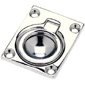 Seachoice Flush Ring Pull Chrome Plated Zinc Stud Chrome 44 x 10 mm unisex Seachoice Flush Ring Pull Chrome Plated Zinc Stud Chrome 44 x 10 mm unisex