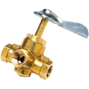 Seachoice Three Way Fuel Line Valve Golden One Size unisex Seachoice Three Way Fuel Line Valve Golden One Size unisex