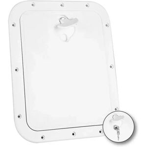 Nuova Rade Inspection Detachable Cover With Lock Hatch White 356 x 306 mm unisex Nuova Rade Inspection Detachable Cover With Lock Hatch White 356 x 306 mm unisex