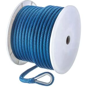 Seachoice Nylon Braided Rope 45.7 M Blue 1/2´´ unisex Seachoice Nylon Braided Rope 45.7 M Blue 1/2´´ unisex