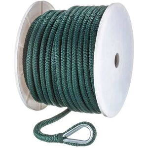Seachoice Nylon Braided Rope 45.7 M Forest Green 1/2´´ unisex Seachoice Nylon Braided Rope 45.7 M Forest Green 1/2´´ unisex