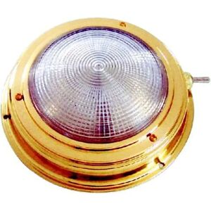 Goldenship Courtesy Light With Switch 140 Mm 12v 15w Gold One Size unisex Goldenship Courtesy Light With Switch 140 Mm 12v 15w Gold One Size unisex