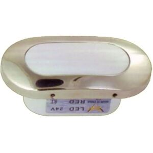 Goldenship 55ma Oval Indoor/outdoor White Led Light 12v Silver One Size unisex Goldenship 55ma Oval Indoor/outdoor White Led Light 12v Silver One Size unisex