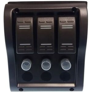 Goldenship 3 Switches Panel Black 110 x 130 mm unisex Goldenship 3 Switches Panel Black 110 x 130 mm unisex