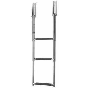 Vetus Inox 3 Steps Telesco Transom Mounted Swim Ladder 880 mm unisex Vetus Inox 3 Steps Telesco Transom Mounted Swim Ladder 880 mm unisex