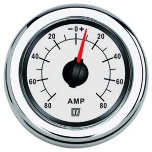 Vetus Ammeter 50a 12-24v White 52 mm unisex Vetus Ammeter 50a 12-24v White 52 mm unisex
