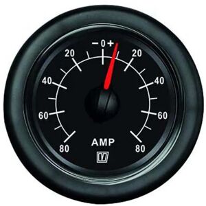 Vetus Ammeter 80a 12-24v Black 52 mm unisex Vetus Ammeter 80a 12-24v Black 52 mm unisex
