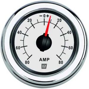 Vetus Ammeter 80a 12-24v White 52 mm unisex Vetus Ammeter 80a 12-24v White 52 mm unisex