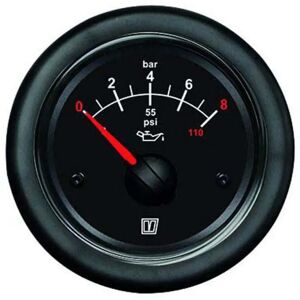 Vetus Oil Pressure Gauge 12-24v Black 52 mm unisex Vetus Oil Pressure Gauge 12-24v Black 52 mm unisex