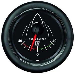 Vetus Rudder Angle Indicator 12-24v Black 52 mm unisex Vetus Rudder Angle Indicator 12-24v Black 52 mm unisex