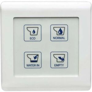 Vetus Tmw Toilet Control Panel 12-24v White 110 x 110 mm unisex Vetus Tmw Toilet Control Panel 12-24v White 110 x 110 mm unisex