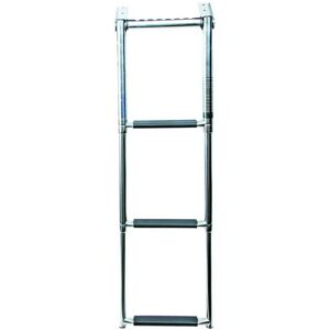 Oem Marine Stainless Steel 3030319 Telescopic Ladder 3 Steps Silver One Size unisex Oem Marine Stainless Steel 3030319 Telescopic Ladder 3 Steps Silver One Size unisex