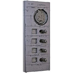 Plastimo 4 Way Switch Panel With Usb 15a 12v Grey One Size unisex Plastimo 4 Way Switch Panel With Usb 15a 12v Grey One Size unisex