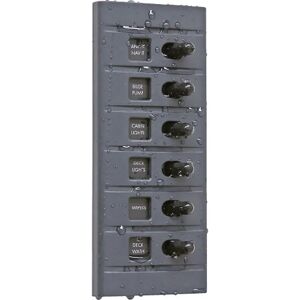 Plastimo 6 Way Switch Panel Grey One Size unisex Plastimo 6 Way Switch Panel Grey One Size unisex