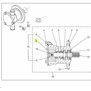 Vetus 3-loch Impeller Pump Spare Part Set Black / Bronze One Size unisex Vetus 3-loch Impeller Pump Spare Part Set Black / Bronze One Size unisex