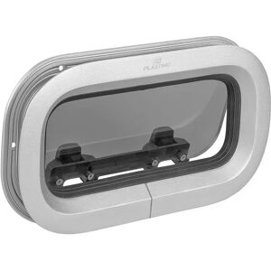 Plastimo T50 Rectangular Opening Portlight Grey 36.9 x 27.3 cm unisex Plastimo T50 Rectangular Opening Portlight Grey 36.9 x 27.3 cm unisex