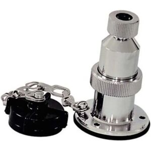 Plastimo 3 Pins Cable Connector 3a 12-24v Silver 57 mm unisex Plastimo 3 Pins Cable Connector 3a 12-24v Silver 57 mm unisex