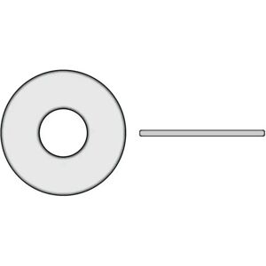 Seachoice Nylon 11/16´´ Flat Washer 100 Units Grey 1/4´´ unisex Seachoice Nylon 11/16´´ Flat Washer 100 Units Grey 1/4´´ unisex