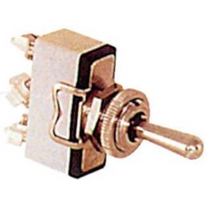 Euromarine On-off-on Bipolar Lever Switch 20a 12v Grey 14 mm unisex Euromarine On-off-on Bipolar Lever Switch 20a 12v Grey 14 mm unisex