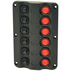 Euromarine Silver Electrical Panel 6 Switches - Electrical Panel Euromarine Silver Electrical Panel 6 Switches - Electrical Panel