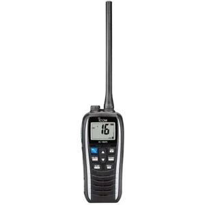 Icom M25 Vhf Walkie Talkie Black / Blue One Size unisex Icom M25 Vhf Walkie Talkie Black / Blue One Size unisex