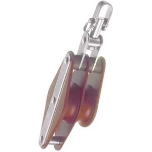 Talamex Hye Traditional Tufnol Swivel Eye Double Block Pulley With Becket Red 16 mm unisex Talamex Hye Traditional Tufnol Swivel Eye Double Block Pulley With Becket Red 16 mm unisex