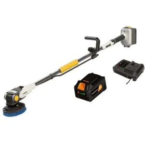 Talamex Twin Brush Eletric Brush With Battery&charger 4ah 18v Grey 92.5 x 21.5 x 29 cm unisex Talamex Twin Brush Eletric Brush With Battery&charger 4ah 18v Grey 92.5 x 21.5 x 29 cm unisex