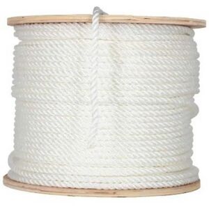 Plastimo 3 Strands Mooring Rope 200 M White 10 mm unisex Plastimo 3 Strands Mooring Rope 200 M White 10 mm unisex