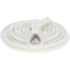Plastimo 3 Strands Mooring Rope Kit With Thimble Eye 8 M White 18 mm unisex Plastimo 3 Strands Mooring Rope Kit With Thimble Eye 8 M White 18 mm unisex