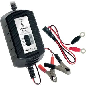 Uniteck Unicharge Battery Charger 1.5a 6-12v Black One Size unisex Uniteck Unicharge Battery Charger 1.5a 6-12v Black One Size unisex