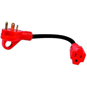 Valterra Mighty Cord Dogbone Power Cable 30.48 Cm Black / Red Male 30A/Female 15A unisex Valterra Mighty Cord Dogbone Power Cable 30.48 Cm Black / Red Male 30A/Female 15A unisex