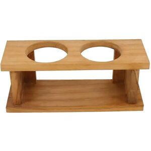 Talamex Glass Holder Rack 21.5x7.5x9 Cm Brown One Size unisex Talamex Glass Holder Rack 21.5x7.5x9 Cm Brown One Size unisex