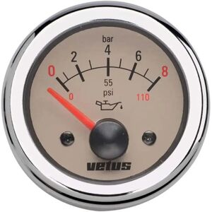 Vetus 0-8kg/cm2d Oil Pressure Gauge 52 Mm 24v Beige One Size unisex Vetus 0-8kg/cm2d Oil Pressure Gauge 52 Mm 24v Beige One Size unisex