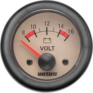 Vetus D Volt Meter 52 Mm 12v 10-16v Beige One Size unisex Vetus D Volt Meter 52 Mm 12v 10-16v Beige One Size unisex