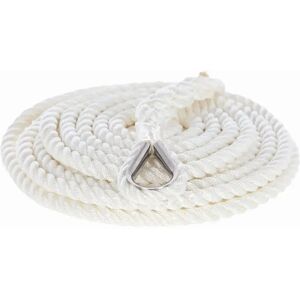 Plastimo Rope With Thimble Eye 50 M White 14 mm unisex Plastimo Rope With Thimble Eye 50 M White 14 mm unisex
