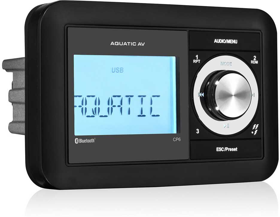 Aquatic Av Cp6 Bluetooth Media Center Black One Size unisex