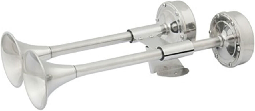 Marinco Compact Double Horn 12v Silver One Size unisex